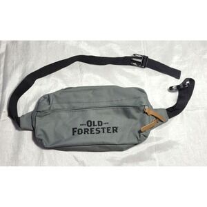 Old Forester Kentucky Bourbon Whisky Gray Canvas 2 Pocket Fanny Pack